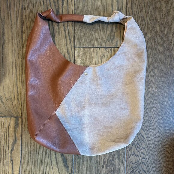 Anthropologie Handbags - Two-tone Love Knot Slouchy Bag  - Sample Bag - Brand New